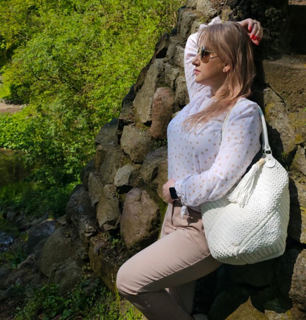 Elegancka Karmelowa Torba Shoperka: Idealny Dodatek na Jesień NA ZAMOWIENIE - obrazek 6