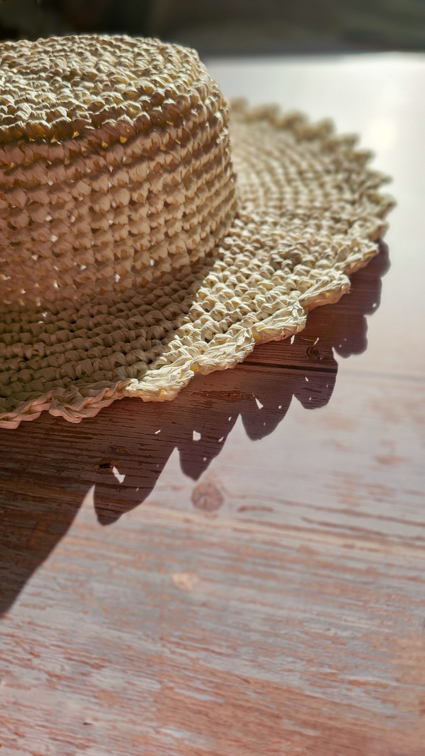 Letni Kapelusz z Falbanką z Rafii - obrazek 4