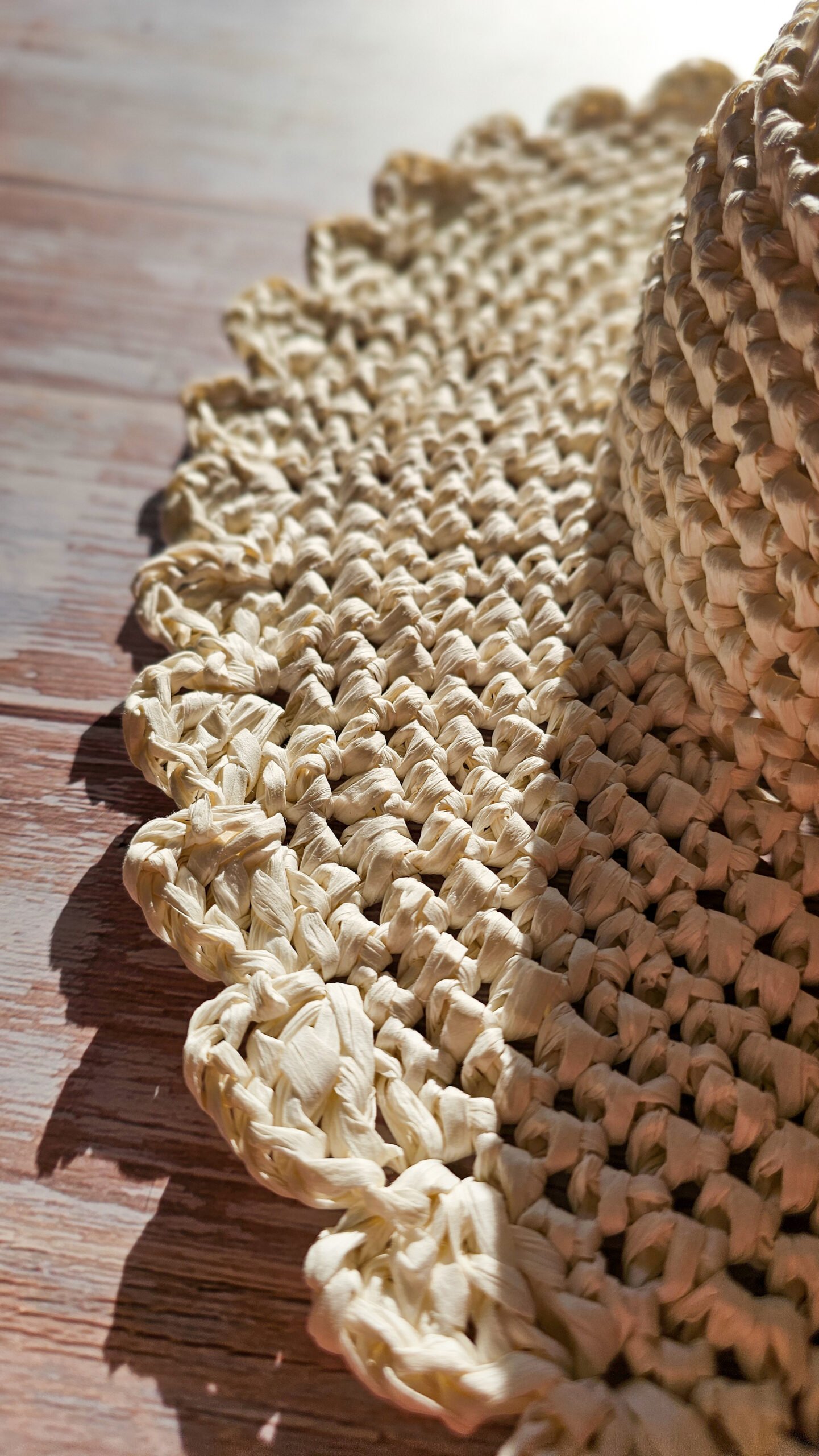 Letni Kapelusz z Falbanką z Rafii - obrazek 3