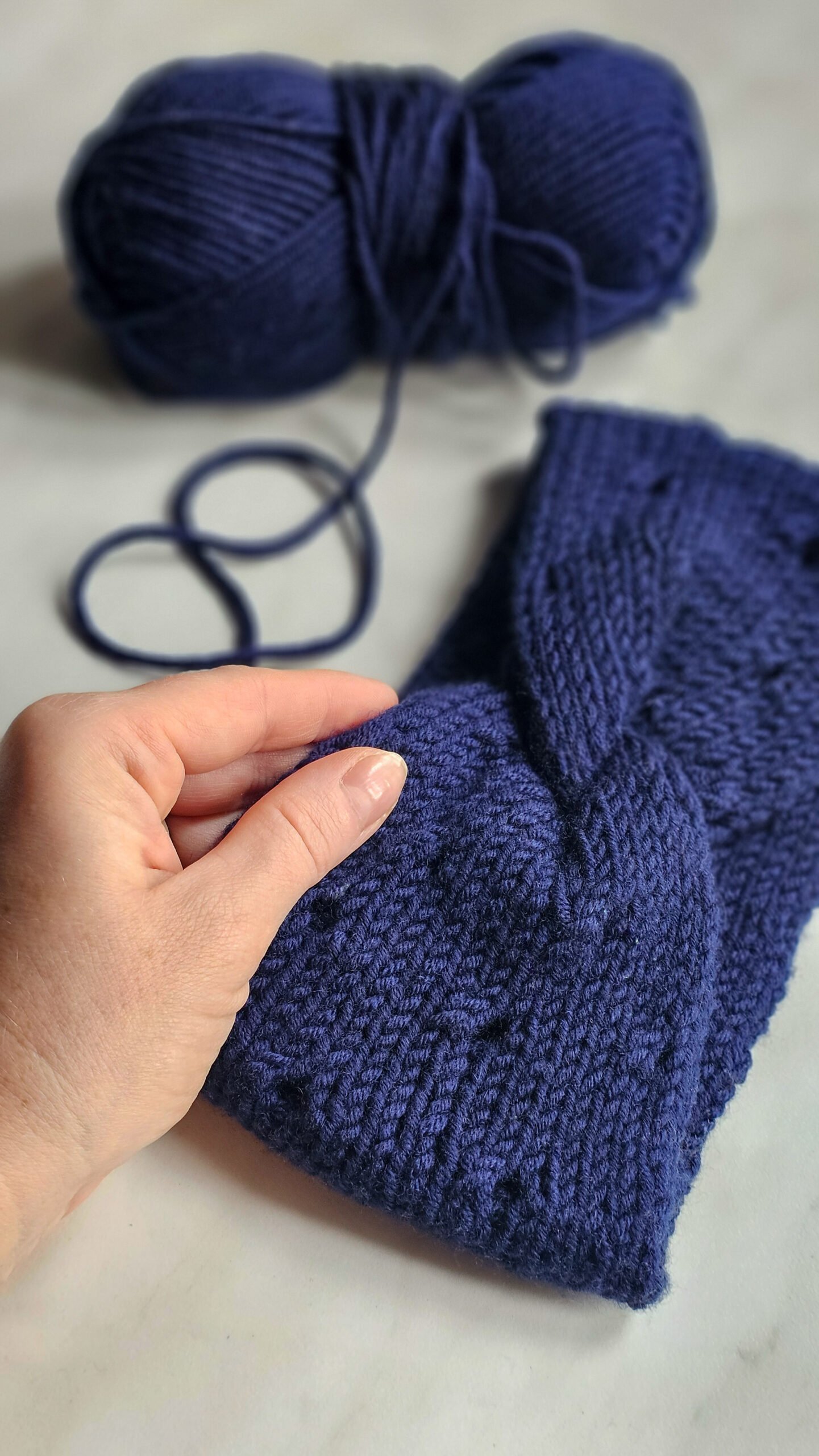 Kobieca Opaska z Wełny Merino Handmade